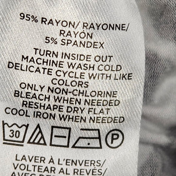 Loft Beach Romper Womens XL Black Beige White Flutter Sleeves Tie Belt vacay - Picture 14 of 15